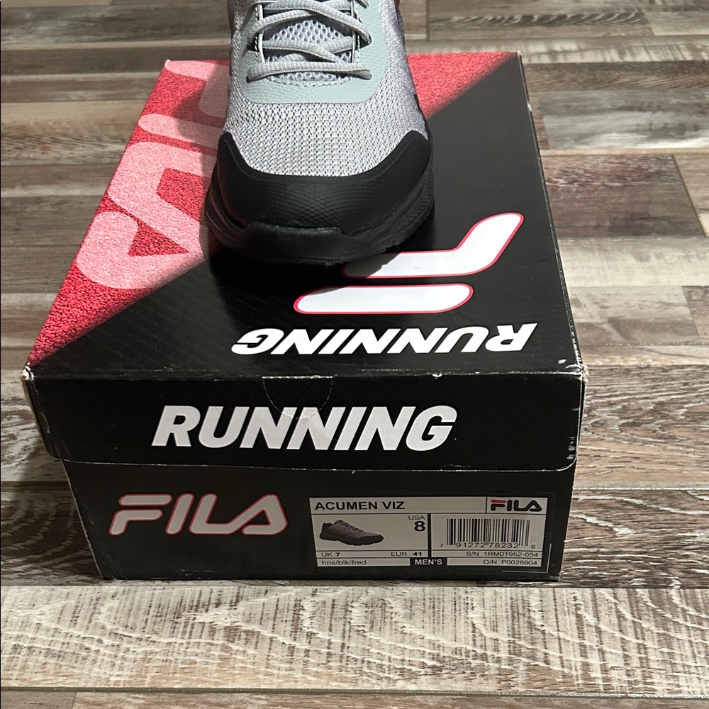 Fila Acumen Viz Gray and Black Sneakers